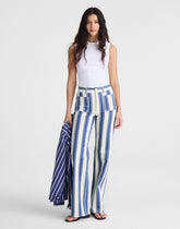 The Emmy Wide-Leg Pant WATERFALL STRIPE