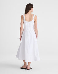 The Rylee Midi Dress WHITE