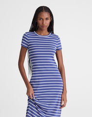 The '90s Crewneck Maxi T-Shirt Dress COOL NAVY