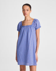 The Chateau Mini Dress CALM BLUE