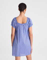The Chateau Mini Dress CALM BLUE