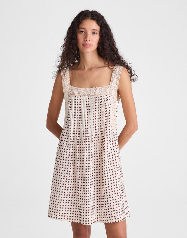 The Sophie Mini Dress VINTAGE IVORY