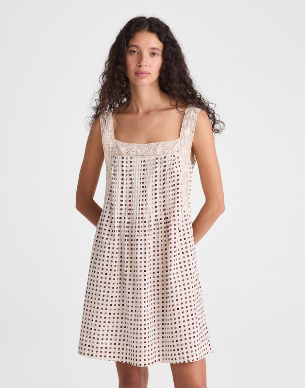 The Sophie Mini Dress VINTAGE IVORY