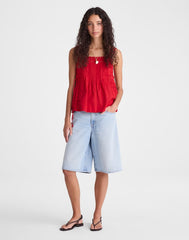 The Sophie Top VARSITY RED