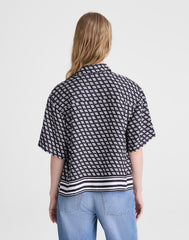 Patch-Pocket Boxy Shirt CLASSIC NAVY