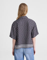 Patch-Pocket Boxy Shirt CLASSIC NAVY