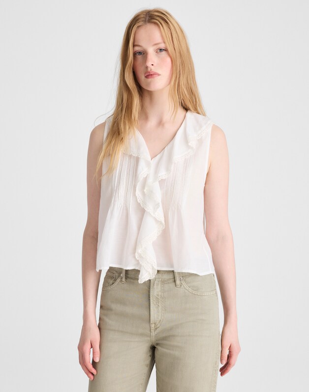 The Blaire Sleeveless Top WHITE