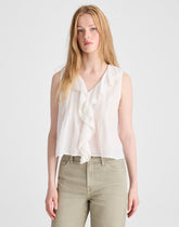 The Blaire Sleeveless Top WHITE