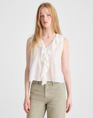 The Blaire Sleeveless Top WHITE