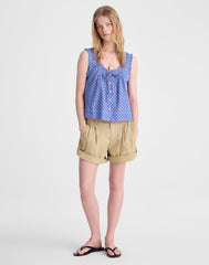 The Leah Top CALM BLUE