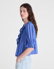 The Blaire Top RETRO BLUE
