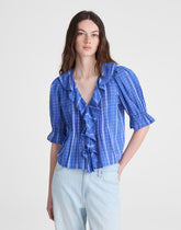 The Blaire Top RETRO BLUE