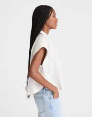 Notch-Collar Shirt in 100% Linen IVORY LINEN