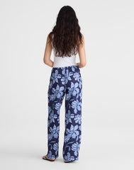 Pull-On Pants in 100% Linen CLASSIC INDIGO