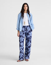 Pull-On Pants in 100% Linen CLASSIC INDIGO