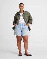The Plus Perfect Vintage Mid-Length Short in Foster Wash FOSTER WASH