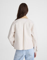 The Billie Short Jacket in Washed Twill VINTAGE CANVAS