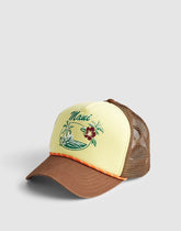 Graphic Trucker Hat FROSTED LEMON