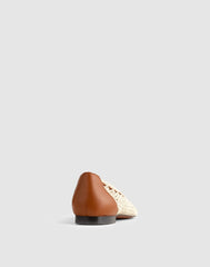 The Mylie Ballet Flat in Fishnet NATURAL