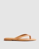 The Iggy Thong Sandal in Leather GOLDEN TAN