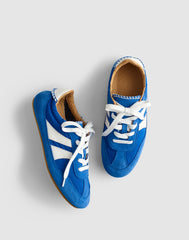 The Oaklynne Sneaker in Nylon & Suede RETRO BLUE MULTI