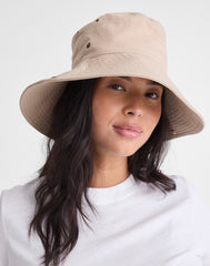 Snap Bucket Hat STUDIO BEIGE