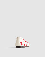 The Mylie Ballet Flat in Mesh VINTAGE IVORY MULTI