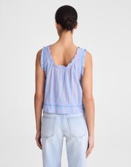 The Leah Top CALM BLUE