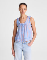 The Leah Top CALM BLUE