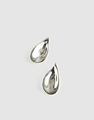 Droplet Stud Earrings WARM SILVER
