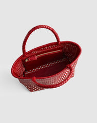 The Signature Woven Mini Tote BRIGHT EMBER MULTI