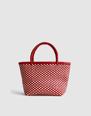 The Signature Woven Mini Tote BRIGHT EMBER MULTI