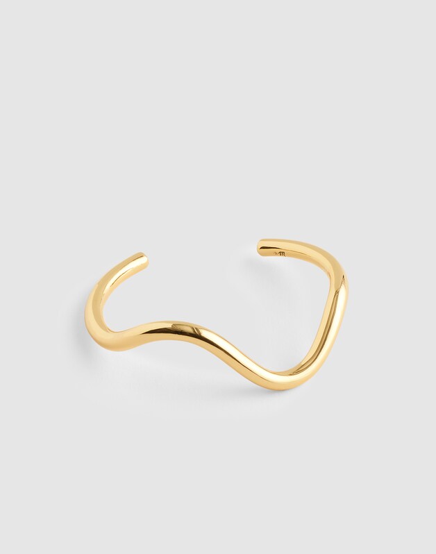 Wavy Cuff Bracelet ANTIQUE GOLD