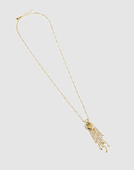 Sand Dollar Chain Necklace ANTIQUE GOLD