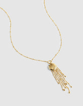 Sand Dollar Chain Necklace ANTIQUE GOLD