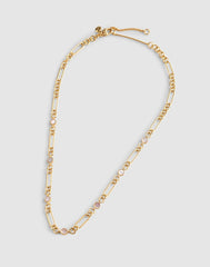 Mother-of-Pearl Mixed-Link Chain Necklace MOTHER OF PEARL