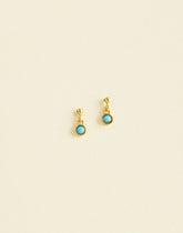 Demi-Fine Turquoise Drop Earrings TURQUOISE MULTI