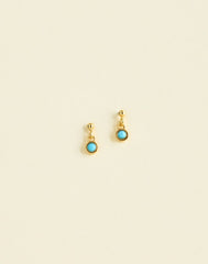 Demi-Fine Turquoise Drop Earrings TURQUOISE MULTI