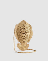 Handwoven Fish Crossbody Bag NATURAL MULTI