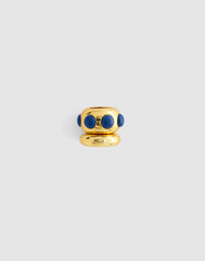 Cabochon-Embellished Bead Clip LAPIS