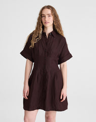 The Perry Mini Shirtdress COCOA