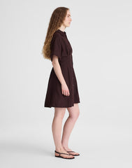 The Perry Mini Shirtdress COCOA