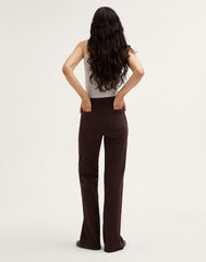 The Emmy Wide-Leg Pant DARK CAROB