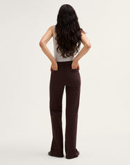 The Emmy Wide-Leg Pant DARK CAROB
