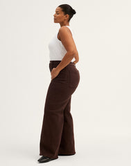 The Plus Emmy Wide-Leg Pant DARK CAROB