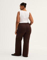 The Plus Emmy Wide-Leg Pant DARK CAROB