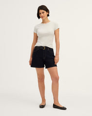 The Curvy Perfect Vintage Mid-Length Short RINSE WASH