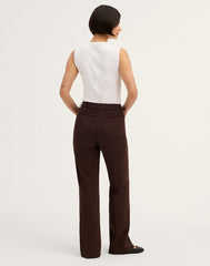 The Curvy Emmy Wide-Leg Pant DARK CAROB