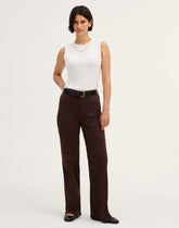 The Curvy Emmy Wide-Leg Pant DARK CAROB