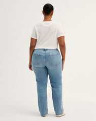 The Plus Jules Slim-Straight Jean RAEBROOK WASH